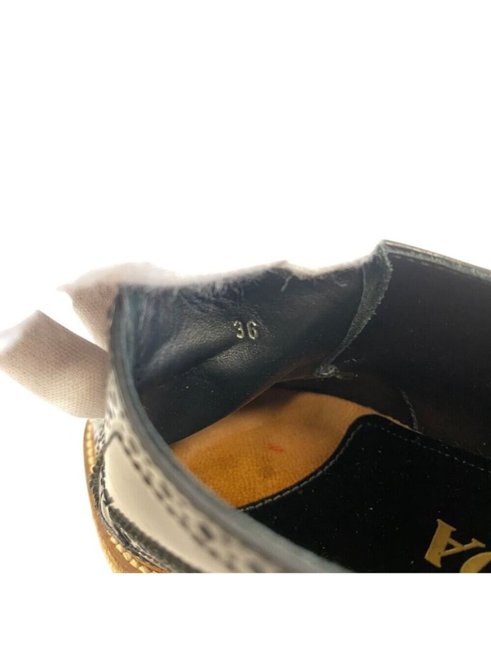 ★SOLD★ Prada Wingtip Loafers Black - Picture 8 of 8